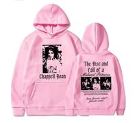 Chappell Roan Sweats À Capuche The Rise and Fall of A Midwest Princess Y2K Rétro Sweatshirts Mode Décontracté Pulls À Enfiler pour Hommes Et Femmes Vêtements À Manches Longues-Pink||m