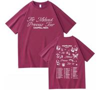 Chappell Roan T-Shirt T-Shirt Homme Et Femme T-Shirt Col Rond Harajuku T-Shirt D'été Mode Homme Et Femme T-Shirt Classique Rétro (5 M)