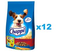 CHAPPI 12x500 g - croquettes pour chiens à base de bœuf, volaille et légumes