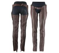 Chaps d'équitation en cuir Horze Blake Marron L