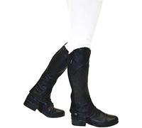Chaps Dublin enfants mi-longues stretch WB1003 (Enfants S) (Noir/passepoil brillant)