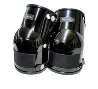 Chaps & More Genouillères articulées professionnelles pour pose de sol, construction, travaux publics, jardin, exploitation minière I Extrêmement résistant et imperméable, s'adapte parfaitement au