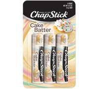 CHAPSTICK Cake Batter Lot de 3 baumes à lèvres - Hydratation longue durée - Incolore, sans parabène