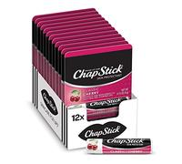 Chapstick Classic Lip Balm Skin Protectant Bulk, 12 Count, Cherry Flavor, 1 Count (Pack of 12)