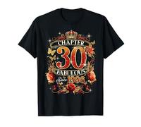 Chapter 30 Fabulous Since 1996 30th Birthday Women Girls T-Shirt