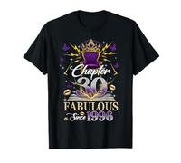 Chapter 30 Fabulous Since 1996 30th Birthday Women Girls T-Shirt