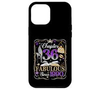 Chapter 36 Fabulous Since 1990 High Heel 36th Birthday Women Coque pour iPhone 12 Pro Max