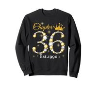 Chapter 37 Fabulous EST 1989 37th Birthday Queen Diamond Sweatshirt