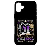 Chapter 41 Fabulous Since 1985 High Heel 41st Birthday Women Coque pour iPhone 16 Plus