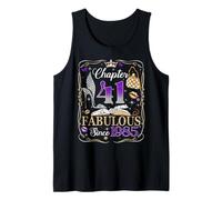 Chapter 41 Fabulous Since 1985 High Heel 41st Birthday Women Débardeur