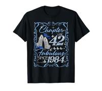 Chapter 42 Fabulous EST 1984 42nd Birthday Queen Diamond T-Shirt