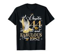 Chapter 44 Fabulous EST 1982 44th Birthday Queen Diamond T-Shirt