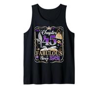 Chapter 45 Fabulous Since 1981 High Heel 45th Birthday Women Débardeur