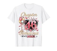 Chapter 46 Fabulous Since 1980 46th Birthday Women Girls T-Shirt