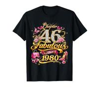 Chapter 46 Fabulous Since 1980 46th Birthday Women Girls T-Shirt
