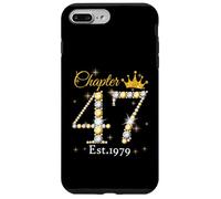 Chapter 47 Fabulous EST 1979 47th Birthday Queen Diamond Coque pour iPhone 7 Plus/8 Plus