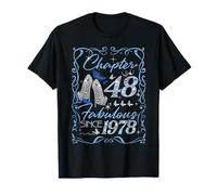 Chapter 48 Fabulous EST 1978 48th Birthday Queen Diamond T-Shirt