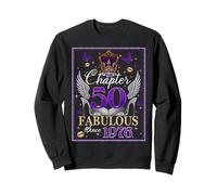 Chapter 50 Fabulous Since 1976 50th Birthday Women Girls Sweatshirt
