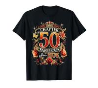 Chapter 50 Fabulous Since 1976 50th Birthday Women Girls T-Shirt