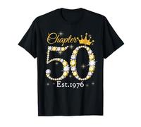Chapter 50 Fabulous Since 1976 50th Birthday Women Girls T-Shirt