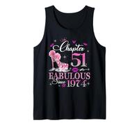 Chapter 51 Fabulous Since 1974 51st Birthday Queen Diamond Débardeur