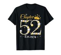 Chapter 52 Fabulous Since 1974 52nd Birthday Women Girls T-Shirt