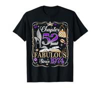 Chapter 52 Fabulous Since 1974 High Heel 52nd Birthday Women T-Shirt