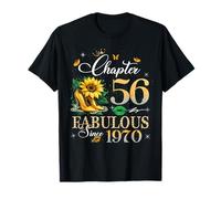 Chapter 56 Fabulous Since 1970 56th Birthday Women Girls T-Shirt