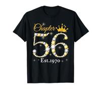 Chapter 56 Fabulous Since 1970 56th Birthday Women Girls T-Shirt
