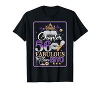 Chapter 56 Fabulous Since 1970 56th Birthday Women Girls T-Shirt