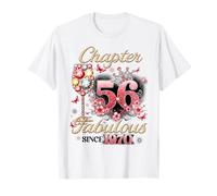 Chapter 56 Fabulous Since 1970 56th Birthday Women Girls T-Shirt