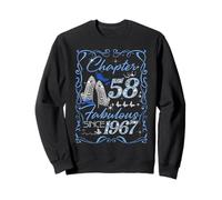 Chapter 58 Fabulous Since 1967 Diamond Heels 58th Birthday Sweatshirt
