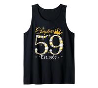 Chapter 59 Fabulous EST 1967 59th Birthday Queen Diamond Débardeur