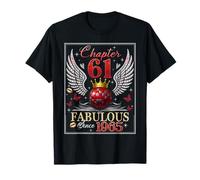 Chapter 61 Fabulous EST. 1965 Disco Ball 61st Birthday Women T-Shirt
