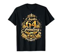 Chapter 64 Fabulous Since 1962 Floral 64th Birthday Women T-Shirt
