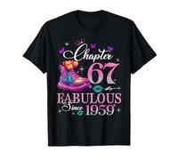 Chapter 67 Fabulous Since 1959 67th Birthday Women Girls T-Shirt