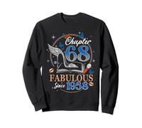 Chapter 68 Fabulous Since 1958 High Heel 68th Birthday Women Sweatshirt