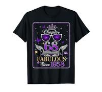 Chapter 68 Fabulous Since 1958 High Heel 68th Birthday Women T-Shirt