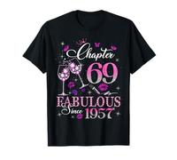 Chapter 69 Fabulous EST 1957 69th Birthday Queen Diamond T-Shirt