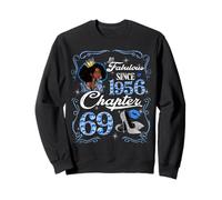 Chapter 69 Fabulous Since 1956 69th Diamond Birthday Queen Sweatshirt