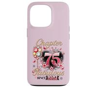 Chapter 75 Fabulous Since 1951 75th Birthday Women Girls Coque pour iPhone 13 Pro