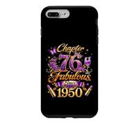 Chapter 76 Fabulous Since 1950 76th Birthday Women Girls Coque pour iPhone 7 Plus/8 Plus