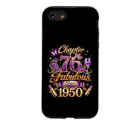 Chapter 76 Fabulous Since 1950 76th Birthday Women Girls Coque pour iPhone SE (2020) / 7/8