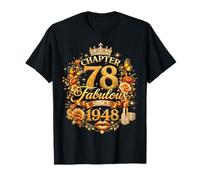 Chapter 78 Fabulous Since 1948 78th Birthday Women Girls T-Shirt