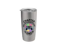 Chapter Neurodivergent Gamer Est Com Sensibilisation à l'autisme Jeu Gobelet isotherme en acier inoxydable double paroi