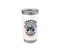 Chapter Neurodivergent Gamer Est Com Sensibilisation à l'autisme Jeu Gobelet isotherme en acier inoxydable double paroi