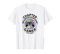 Chapter Neurodivergent Gamer Est COM Sensibilisation à l'Autisme Jeu T-Shirt