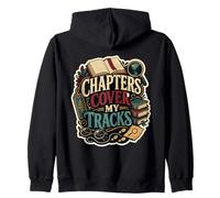 Chapters Cover My Tracks Lecture mystère Humour Sweat à Capuche