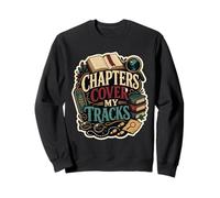 Chapters Cover My Tracks Lecture mystère Humour Sweatshirt