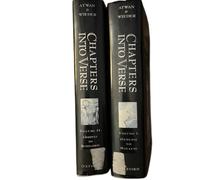 Chapters into Verse: Poetry in English Inspired by the Bible (2 Volumes) . Volume 1: Genesis to Malachi, Volume 2: Gospels to Revelation